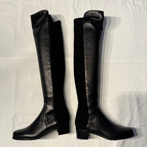 NEVER WORN Stuart Weitzman Reserve Nappa Leather Over-The-Knee Boots Size 6.5 - Picture 1 of 7